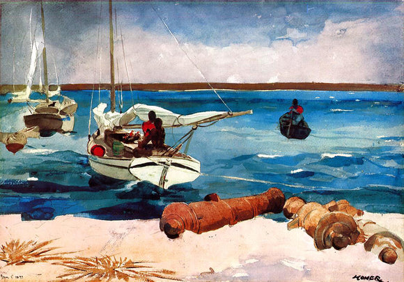  Winslow Homer Nassau - Art Print