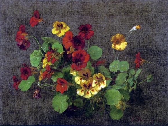  Victoria Dubourg Fantin-Latour Nasturtiums - Art Print