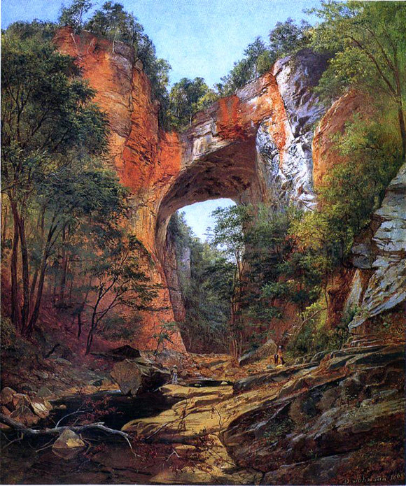  David Johnson Natural Bridge - Art Print