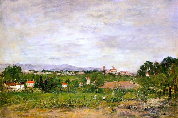  Eugene-Louis Boudin Near Antibes - Art Print