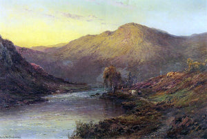  Senior Alfred De Breanski Near Dunkeld - Art Print