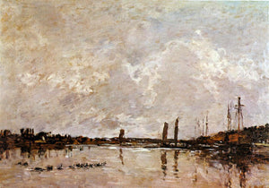  Eugene-Louis Boudin Near Faou - Art Print