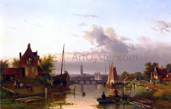  Charles Joseph Leickert Near Haarlem - Art Print