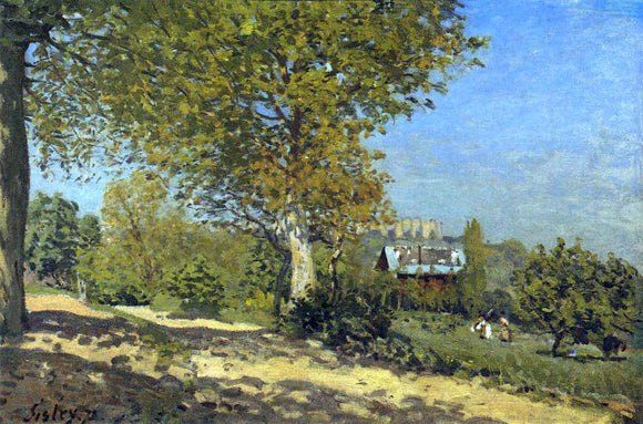  Alfred Sisley Near Louveciennes - Art Print