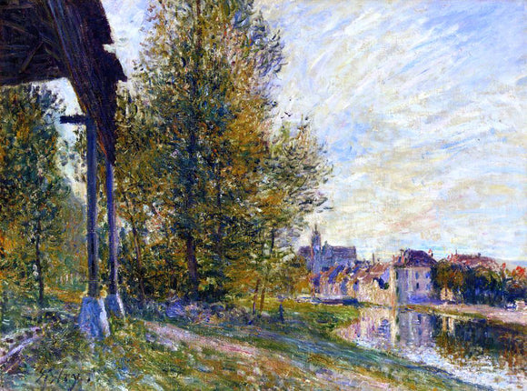  Alfred Sisley Near Moret-sur-Loing - Art Print