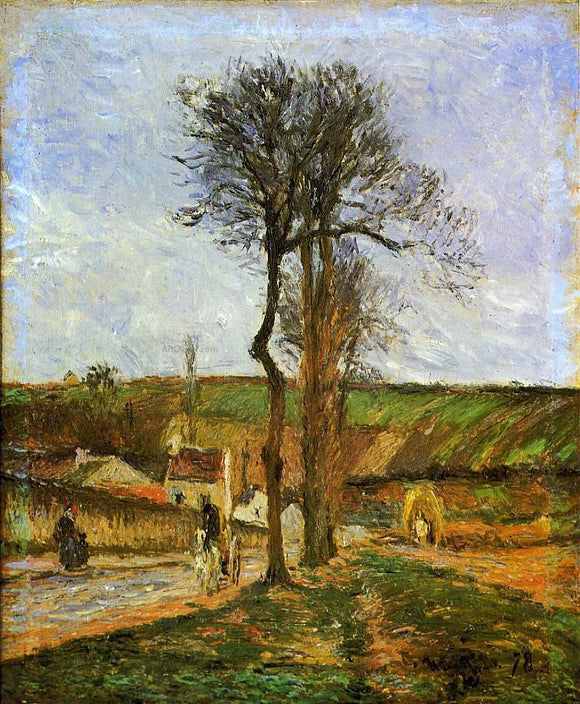  Camille Pissarro Near Pointoise - Art Print