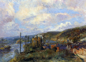  Albert Lebourg Near Rouen: the Cliffs of Saint-Adrien - Art Print