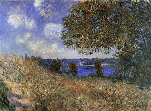  Alfred Sisley Near the Bank of the Seine at By - Art Print