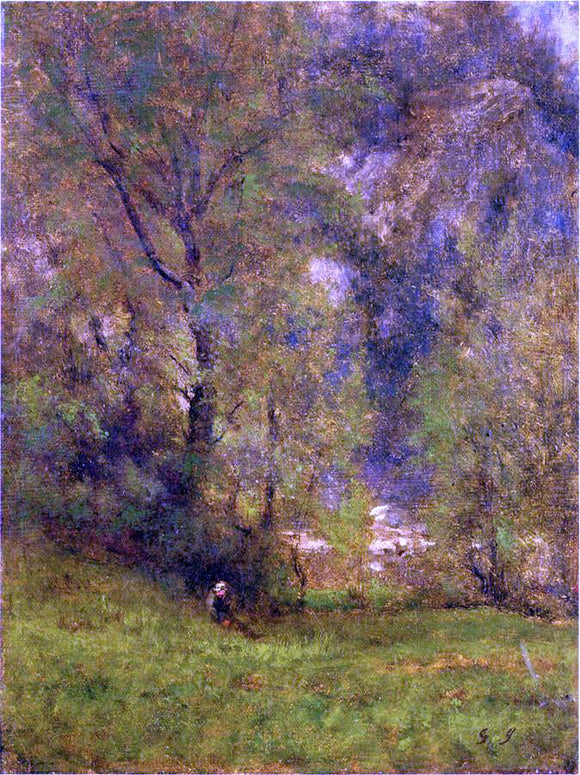  George Inness Near the Delaware Water Gap - Art Print