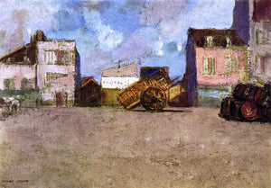  Odilon Redon Near the Harbor, Brittany - Art Print