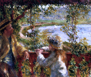  Pierre Auguste Renoir Near the Lake - Art Print