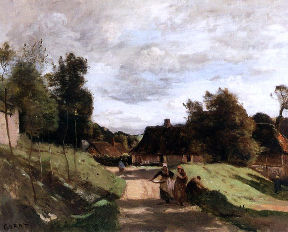  Jean-Baptiste-Camille Corot Near the Mill, Chierry, Aisne - Art Print