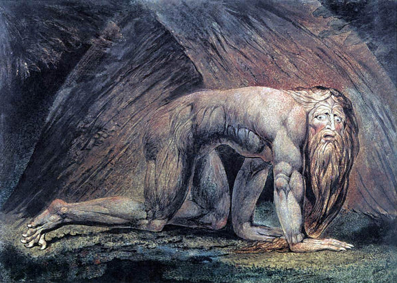  William Blake Nebuchadnezzar - Art Print