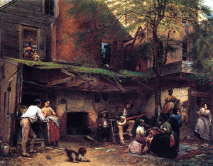  Eastman Johnson Negro Life in the South - Art Print
