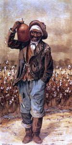  William Aiken Walker Negro Man with Jug on Shoulder - Art Print