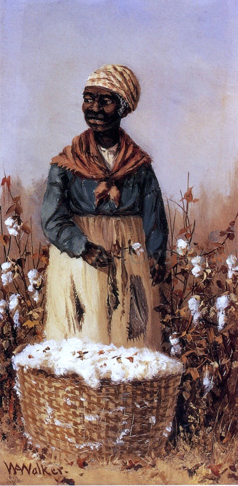  William Aiken Walker Negro Women in Cotton Field - Art Print