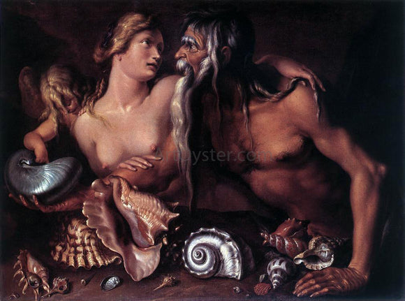  Jacob De II Gheyn Neptune and Amphitrite - Art Print