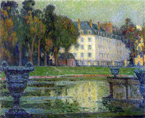  Henri Le Sidaner Neptune Fountain at twilight - Art Print
