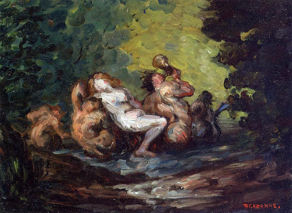  Paul Cezanne Neried and Tritons - Art Print