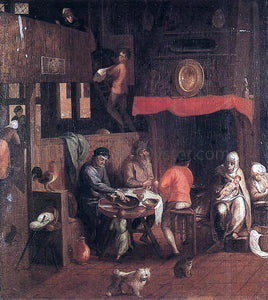  Gillis Mostaert Netherlandish Household - Art Print