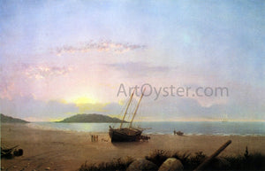  Fitz Hugh Lane New England Coastal Scene - Cape Ann Beach - Art Print