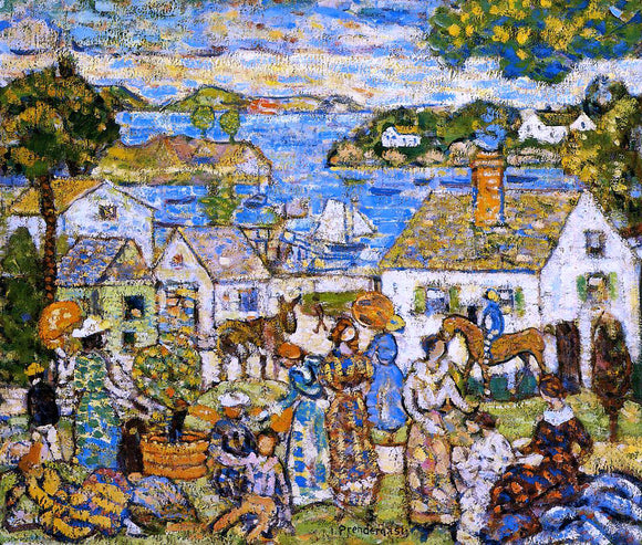  Maurice Prendergast New England Harbor - Art Print