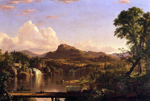  Frederic Edwin Church New England Scenery - Art Print