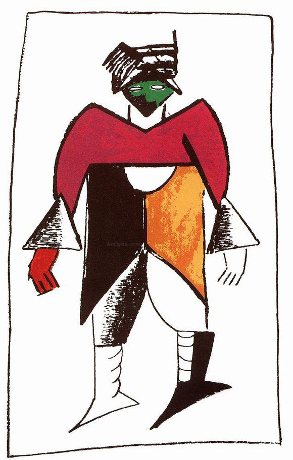  Kazimir Malevich New Man - Art Print