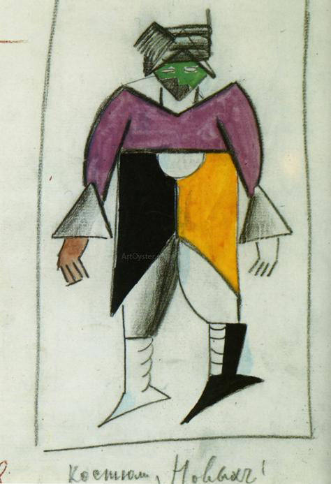  Kazimir Malevich New Man - Art Print