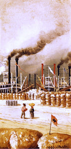  William Aiken Walker New Orleans Levee Scene - Art Print