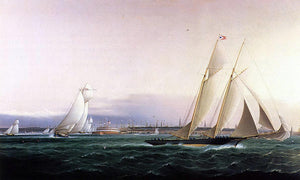  James E Buttersworth New York from the Bay - Art Print