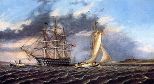  James E Buttersworth New York Harbor - Art Print