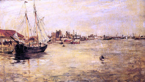  John Twachtman New York Harbor - Art Print