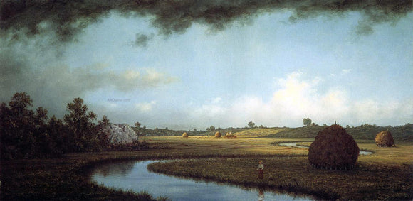  Martin Johnson Heade Newburyport Marches: Approaching Storm - Art Print