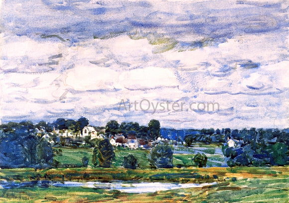  Frederick Childe Hassam Newfields, New Hampshire - Art Print