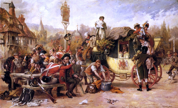  Laslett John Pott News of a Victory - Art Print