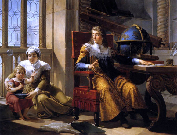  Filippo Pelagio Palagi Newton's Discovery of the Refraction of Light - Art Print