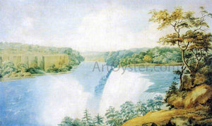  Charles Fraser Niagara Falls from Goat Island Looking toward Prospect Point - Art Print
