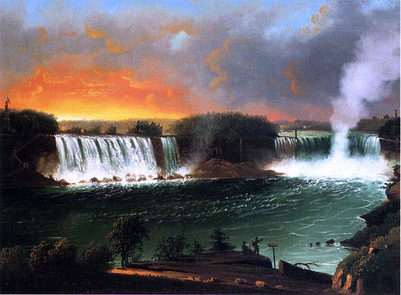  Nicolino Calyo Niagara Falls from Table Rock - Art Print
