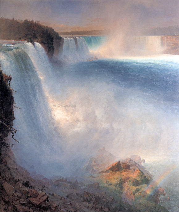  Frederic Edwin Church Niagara Falls from the American Side - Art Print