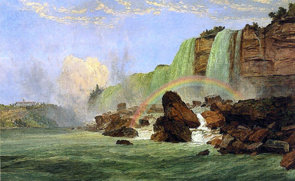  Jasper Francis Cropsey Niagara Falls with View of Clifton House - Art Print