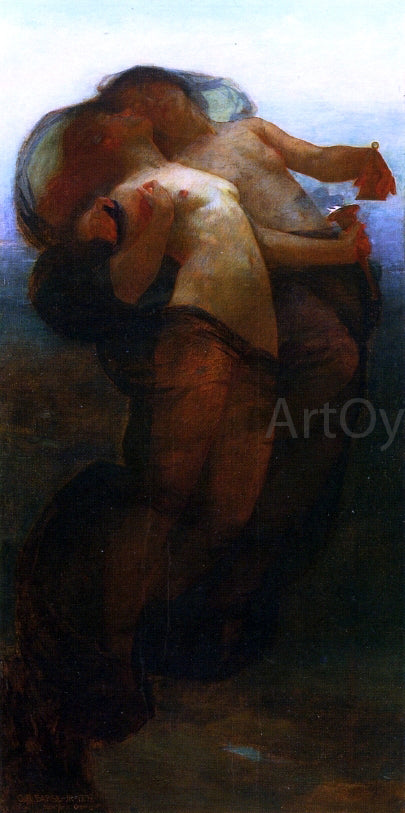  Jr. George Randolph Barse Night and the Declining Day - Art Print