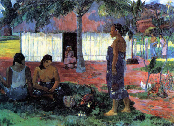  Paul Gauguin No te aha oe Riri? (also known as Why are You Angry?) - Art Print