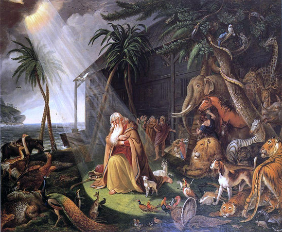  Charles Willson Peale Noah and His Ark (after Charles Catton) - Art Print