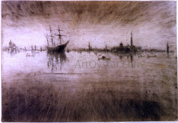  James McNeill Whistler Nocturn - Art Print