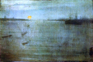  James McNeill Whistler Nocturne: Blue and Gold - Southampton Water - Art Print