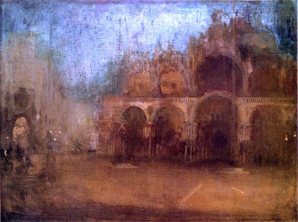  James McNeill Whistler Nocturne: Blue and Gold - St Mark's, Venice - Art Print