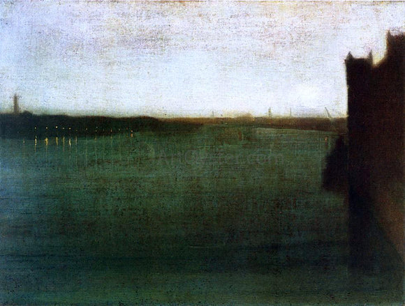  James McNeill Whistler Nocturne: Grey and Gold - Westminster Bridge - Art Print