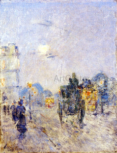  Frederick Childe Hassam Nocturne, Hyde Park Corner - Art Print