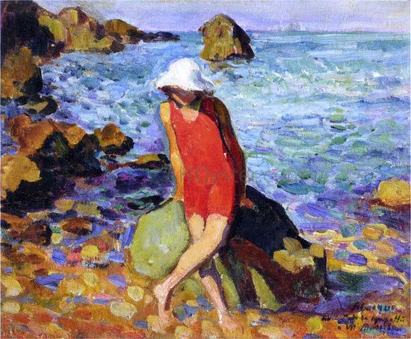  Henri Lebasque Nono by the Sea - Art Print